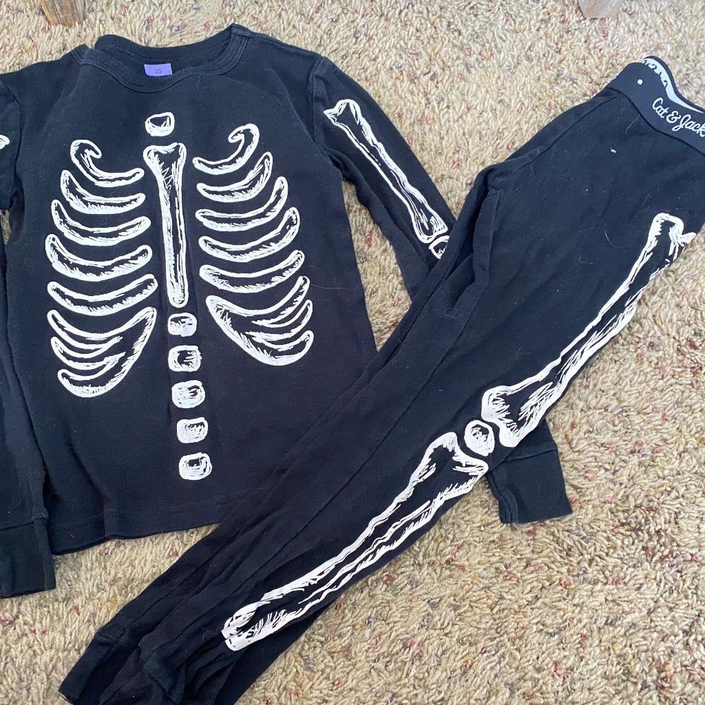 Halloween Skeleton Pajama Set